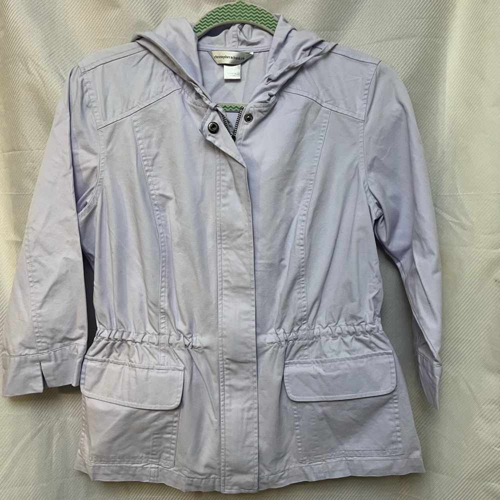 Christopher & Banks Lavender Utility Jacket. X7